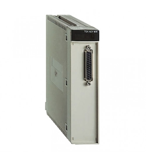 Schneider Electric TSXAEY810 - Analog input module, Modicon Premium, 8 low level isolated inputs, 16 bits conversion, 475mA at 5VDC