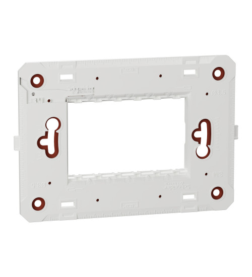 Schneider Electric UNPGP3M - fixing frame, Unica Pure, 1 gang, 3 modules