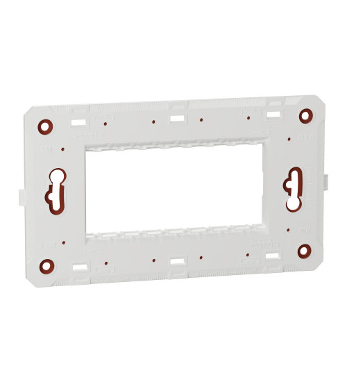 Schneider Electric UNPGP4M - fixing frame, Unica Pure, 1 gang, 4 modules
