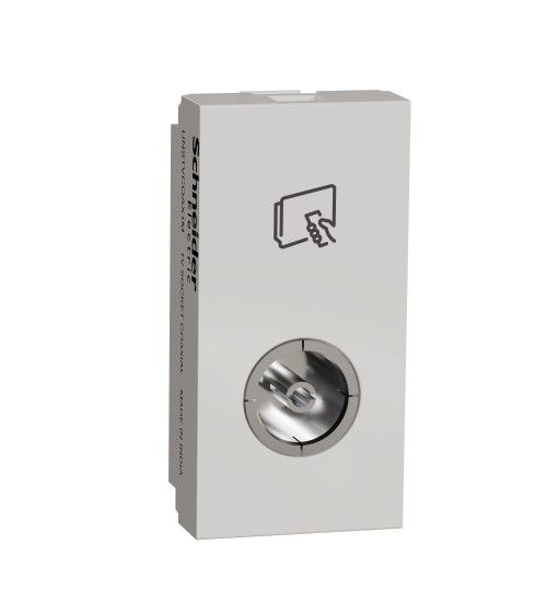 Schneider Electric UNSTVCOAX1M_WE - TV socket, Unica Pure, mechanism, 1 module, coaxial, IP20, white