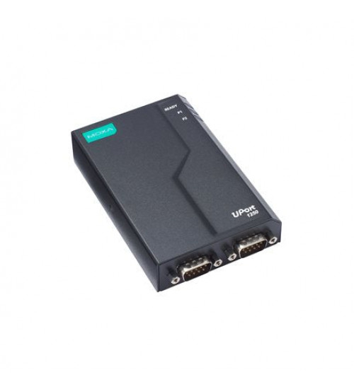 UPort 1250I-G2, 2-port RS-232/422/485 USB-to-serial converter with 2 kV isolation protection, 0 to 60°C operating temperature UPort 1250I-G2, 2-port RS-232/422/485 USB-to-serial converter with 2 kV isolation protection, 0 to 60°C operating temperature