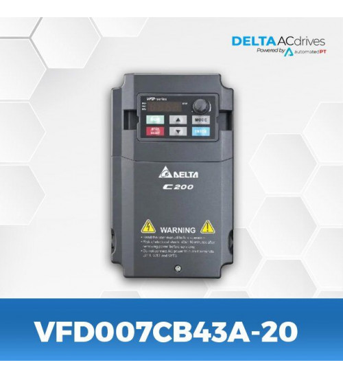 Delta VFD007CB43A-20 VFD-C200 Series Drive