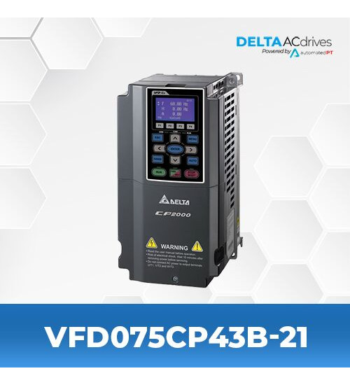 Delta VFD075CP43B-21 CP2000 Series Drive