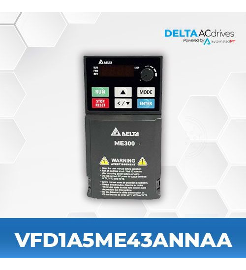 Delta VFD1A5ME43ANNAA ME300 Series Drive