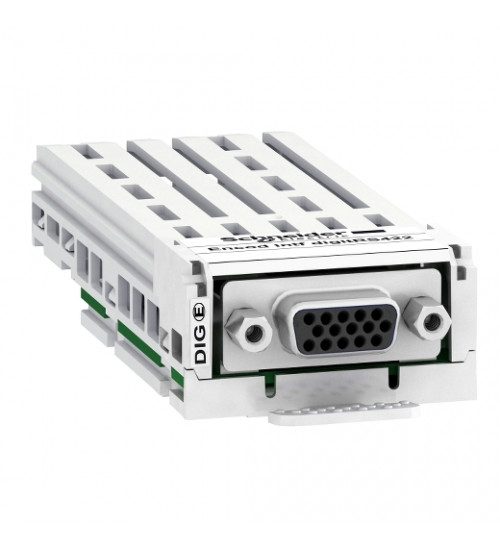 Schneider Electric VW3A3420 - digital encoder interface module, Altivar, 5 to 24V, with RS422 compatible, 1 female high density SUB D15 connector