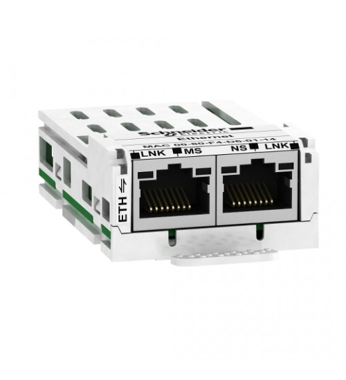 Schneider Electric VW3A3616 - communication module Modbus TCP and Ethernet IP, Altivar, 10 or 100Mbps, 2 x RJ45 connectors