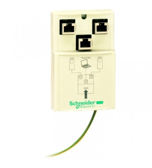 Schneider Electric VW3CANTAP2 - CANopen junction box, CANopen, 2 x RJ45 and 1 x RJ45