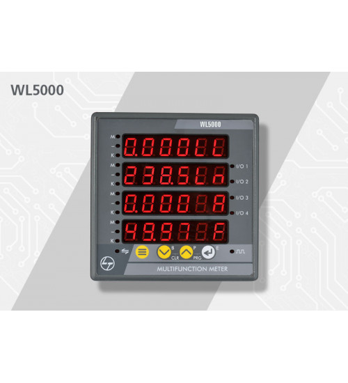 WL500011OOOO - AC-1, Multifunction, 5000 LED Meter with RS485 - L&T