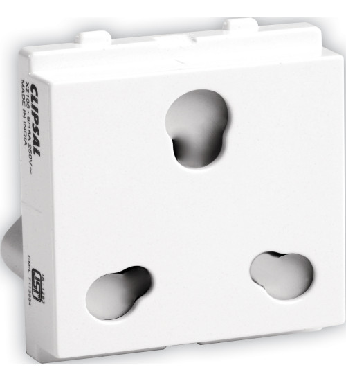 Schneider Electric X2106WH - Opale socket-outlet 3P with shutters 6 A white