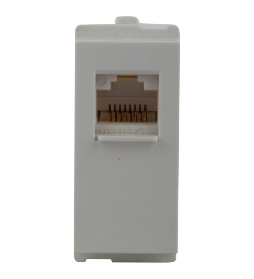 Schneider Electric X4011WH - RJ11 TEL. OUTLET FOR OPALE SHUTTERED White