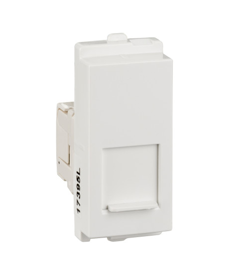 Schneider Electric X4045WH - RJ45 DATA OUTLET W/SHUTTER White