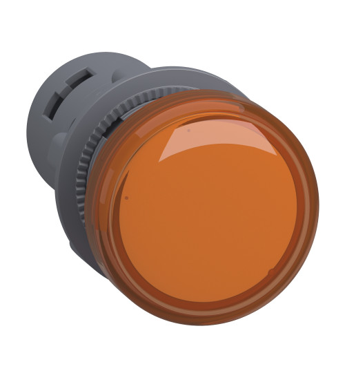 Schneider Electric XA2EVB5LC - round pilot light ÃƒÂ˜ 22- orange - integral LED- 24 V AC/DC- screw clamp terminals