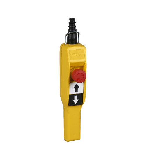 Schneider Electric XACA2013 - pendant station XAC-A pistol grip - 2 push buttons 1 Emergency stop
