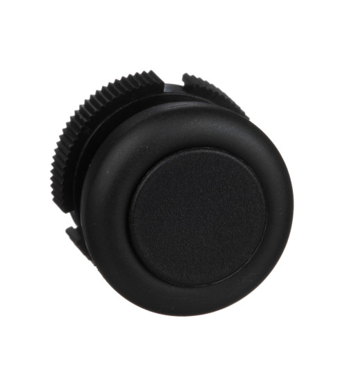 Schneider Electric XACA9412 - round head for pushbutton - spring return - XAC-A - black - booted