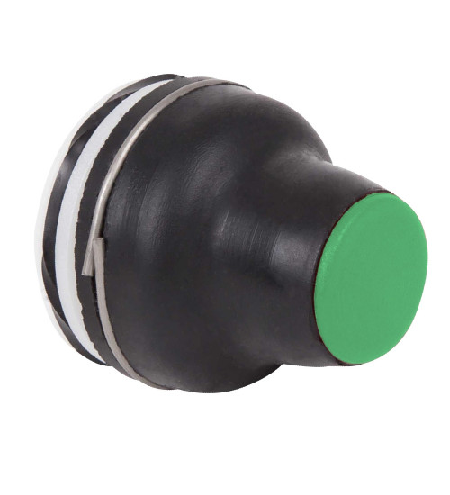 Schneider Electric XACB9113 - booted head for pushbutton XAC-B - green - 4 mm, -25..+70 Â°C