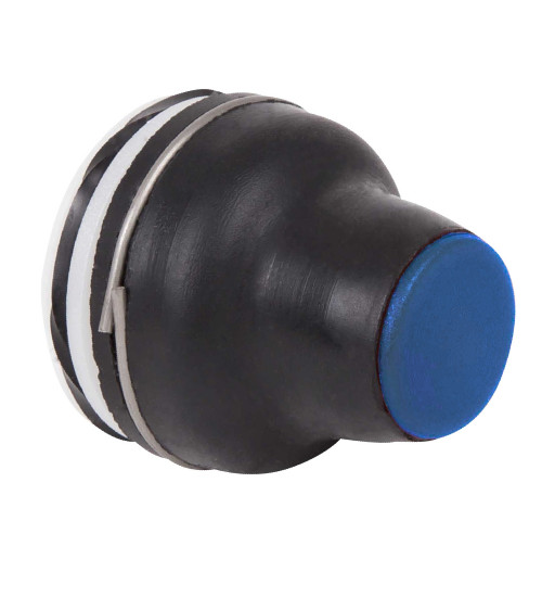 Schneider Electric XACB9116 - booted head for pushbutton XAC-B - blue - 4 mm, -25..+70 Â°C