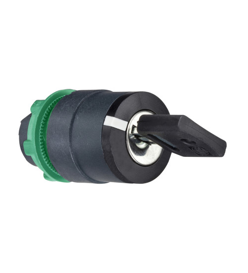 XB5AG13N - 3 Way spring return left to center, key switch, 2NO contact, No Off, AC Selector Switch | Schneider Electric