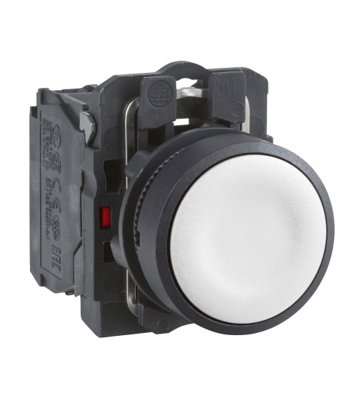 XB5AH14M2N - XB5 Red Contact-1NC Flush Integral - | Schneider Electric