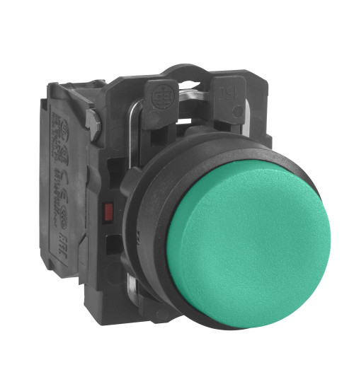 XB5AL31N - XB5 Green Contact-1NO Direct Integral Spring Return | Schneider Electric