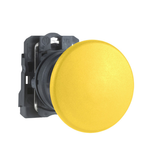 XB5AW15B1N - XB5 Yellow Contact-1NO Flush Integral - | Schneider Electric