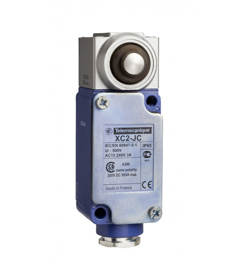 XC2JC163 - Limit switch, Limit switches XC Standard, XC2 J, metal side plunger, 1 C/O - Telemecanique Sensors XC2JC163 - Limit switch, Limit switches XC Standard, XC2 J, metal side plunger, 1 C/O - Telemecanique Sensors