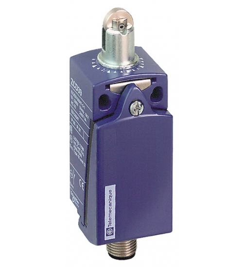 XCKD2102M12 - Limit switch, Limit switches XC Standard, XCKD, steel roller plunger, 1NC+1 NO, snap, M12 - Telemecanique Sensors XCKD2102M12 - Limit switch, Limit switches XC Standard, XCKD, steel roller plunger, 1NC+1 NO, snap, M12 - Telemecanique Sensors
