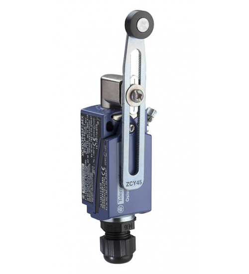 XCKD3945P16EX - Limit switch, Limit switches XC Standard, XCKD, roller lever plunger, 2NC + NO, ATEX/IECEx - Telemecanique Sensors XCKD3945P16EX - Limit switch, Limit switches XC Standard, XCKD, roller lever plunger, 2NC + NO, ATEX/IECEx - Telemecanique Sensors
