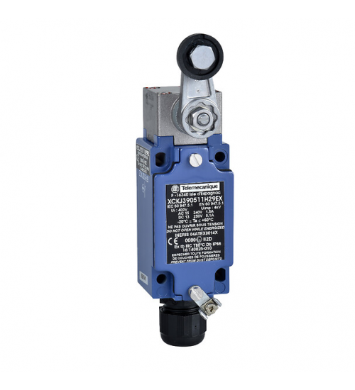 XCKJ390511H29EX - Limit switch, Limit switches XC Standard, XCKJ, roller lever, 2NC + NO, ATEX/IECEx - Telemecanique Sensors XCKJ390511H29EX - Limit switch, Limit switches XC Standard, XCKJ, roller lever, 2NC + NO, ATEX/IECEx - Telemecanique Sensors