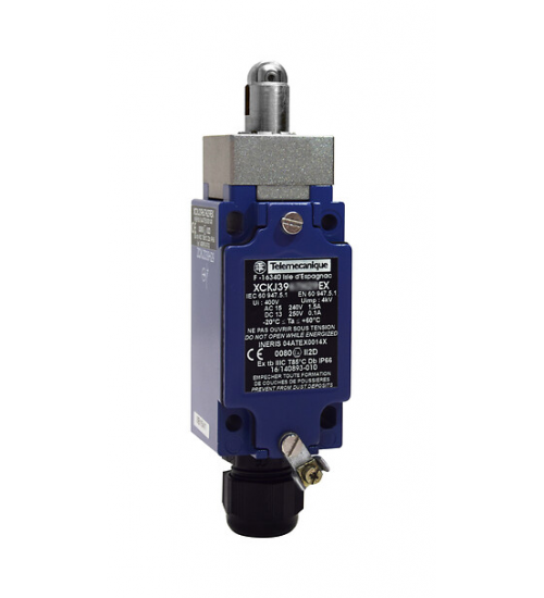 XCKJ3967H29EX - Limit switch, Limit switches XC Standard, XCKJ, roller plunger, 2NC + NO, ATEX/IECEx - Telemecanique Sensors XCKJ3967H29EX - Limit switch, Limit switches XC Standard, XCKJ, roller plunger, 2NC + NO, ATEX/IECEx - Telemecanique Sensors