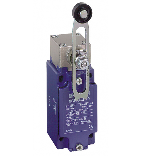 XCKJ562 - Limit switch, XC Standard, XCKJ, steel roller plunger, 1NC+1 NO, slow break, Pg13 - Telemecanique Sensors XCKJ562 - Limit switch, XC Standard, XCKJ, steel roller plunger, 1NC+1 NO, slow break, Pg13 - Telemecanique Sensors