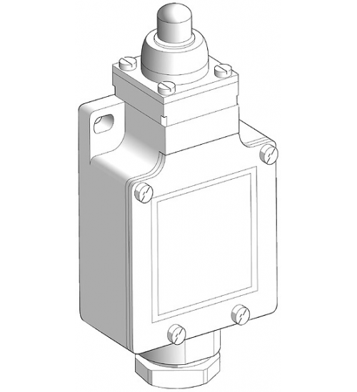 XCKL110H7 - Limit switch, Limit switches XC Standard, XCKL, metal end plunger, 1NC+1 NO, snap action, 1/2NPT - Telemecanique Sensors XCKL110H7 - Limit switch, Limit switches XC Standard, XCKL, metal end plunger, 1NC+1 NO, snap action, 1/2NPT - Telemecanique Sensors