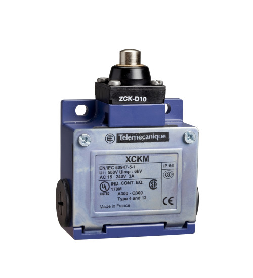 XCKM110LC - Connection Pg11, Metal end pluger, 1NO+1NC - Telemecanique Sensors