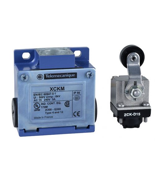 XCKML115 - Limit switch, Limit switches XC Standard, XCKM, thermoplastic roller lever, 1NC+1 NO, snap action, Pg11 - Telemecanique Sensors XCKML115 - Limit switch, Limit switches XC Standard, XCKM, thermoplastic roller lever, 1NC+1 NO, snap action, Pg11 - Telemecanique Sensors