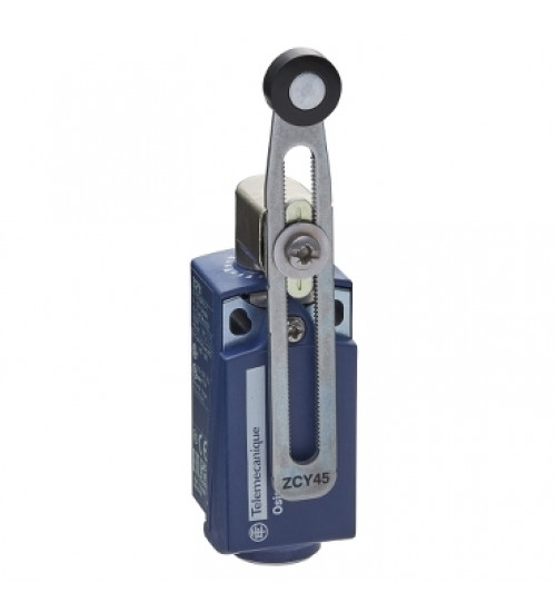 XCKP2145P16 - Limit switch, Limit switches XC Standard, XCKP, thermoplastic plastic roller lever var.length, 1NC+1 NO, snap, M16 - Telemecanique