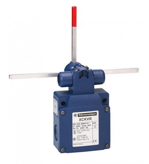 XCKVR54D2H29 - Limit switch, Limit switches XC Standard, XCKVR, reverse head stay put crossed rods, 2x(2 NC), slow, M20 - Telemecanique Sensors XCKVR54D2H29 - Limit switch, Limit switches XC Standard, XCKVR, reverse head stay put crossed rods, 2x(2 NC), slow, M20 - Telemecanique Sensors