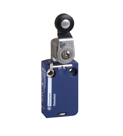 XCMD2115L1 - Limit switch, Limit switches XC Standard, XCMD, thermoplastic roller lever, 1NC+1 NO, snap, 1 m - Telemecanique Sensors