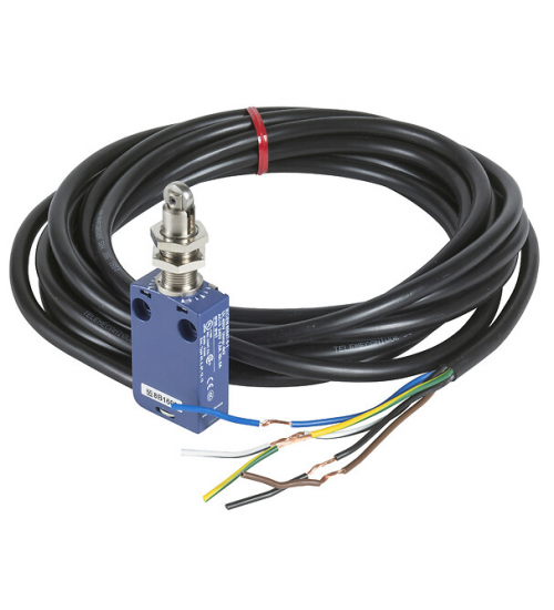 XCMD25F2L1 - Limit switch, Limit switches XC Standard, XCMD, M12 steel roller plunger, 1NC+1 NO, slow, 1 m - Telemecanique Sensors XCMD25F2L1 - Limit switch, Limit switches XC Standard, XCMD, M12 steel roller plunger, 1NC+1 NO, slow, 1 m - Telemecanique Sensors