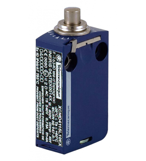 XCMD4110L5EX - Limit switch, Limit switches XC Standard, XCMD, plunger, 2NC + 2 NO, ATEX/IECEx - Telemecanique Sensors XCMD4110L5EX - Limit switch, Limit switches XC Standard, XCMD, plunger, 2NC + 2 NO, ATEX/IECEx - Telemecanique Sensors