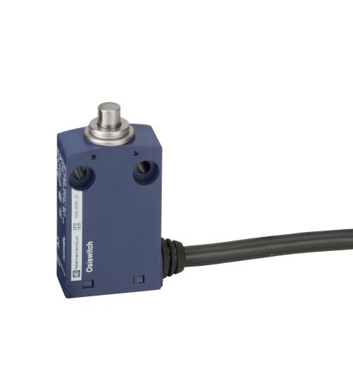 Schneider Electric 1NC+1NO XCMN Metal End Plunger Limit Switch with 1m Cable, XCMN2110L1