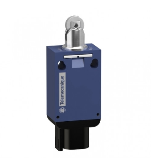 XCMV2102D44 - Limit switch, Limit switches XC Standard, XCMD, steel roller plunger, 1NC+1 NO, snap, DT04 4P - Telemecanique