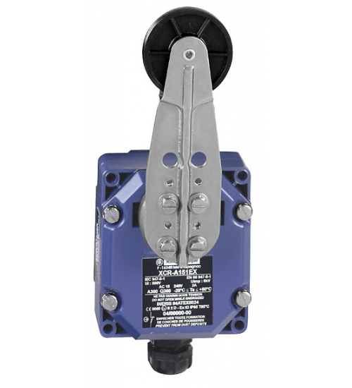 XCRB121EX - Limit switch, Limit switches XC Standard, XCR, roller lever, 2NC + 2 NO, ATEX/IECEx - Telemecanique Sensors XCRB121EX - Limit switch, Limit switches XC Standard, XCR, roller lever, 2NC + 2 NO, ATEX/IECEx - Telemecanique Sensors