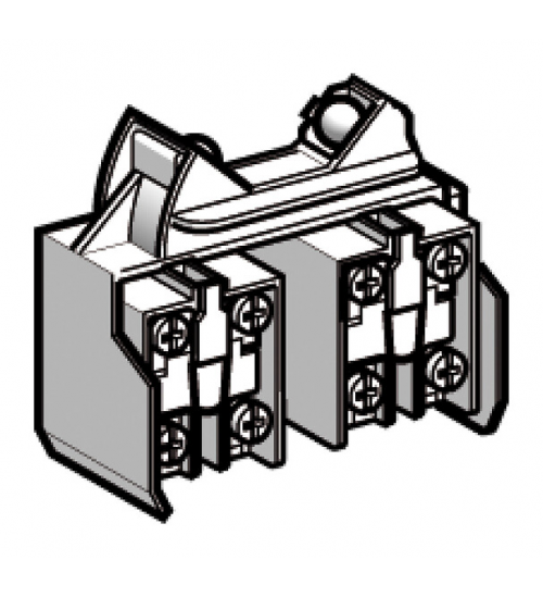 XCRZ12 - Limit switch contact block with mounting plate, Limit switches XC Standard, XCRZ, 2X(1NO +NC), snap action - Telemecanique Sensors XCRZ12 - Limit switch contact block with mounting plate, Limit switches XC Standard, XCRZ, 2X(1NO +NC), snap action - Telemecanique Sensors