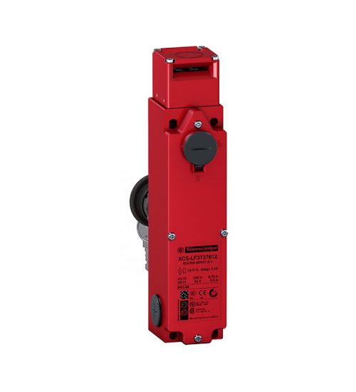 XCSLF3737612 - Safety switch, Telemecanique Safety switches XCS, metal XCSLF, 4 NC+2 NO, slow break, 3 entries tapped M20, 24 V. XCSLF3737612 - Safety switch, Telemecanique Safety switches XCS, metal XCSLF, 4 NC+2 NO, slow break, 3 entries tapped M20, 24 V.