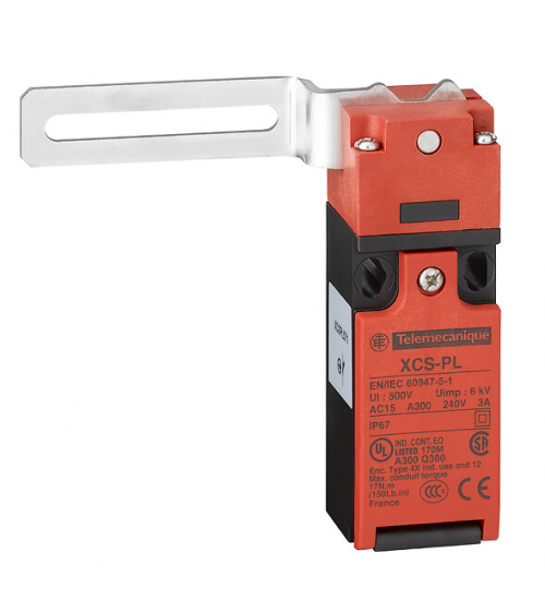 XCSPL591 - Guard switch, Telemecanique Safety switches XCS, XCSPL, elbowed flush lever, to left, 1NC +1 NO, Pg11. XCSPL591 - Guard switch, Telemecanique Safety switches XCS, XCSPL, elbowed flush lever, to left, 1NC +1 NO, Pg11.