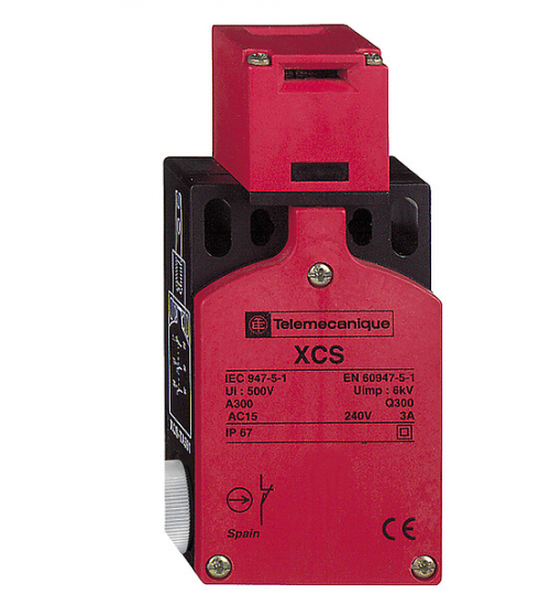 XCSTA593 - Safety switch, Telemecanique Safety switches XCS, plastic XCSTA, 1NC + 2 NO, slow break, 2 entries tapped 1/2 NPT XCSTA593 - Safety switch, Telemecanique Safety switches XCS, plastic XCSTA, 1NC + 2 NO, slow break, 2 entries tapped 1/2 NPT