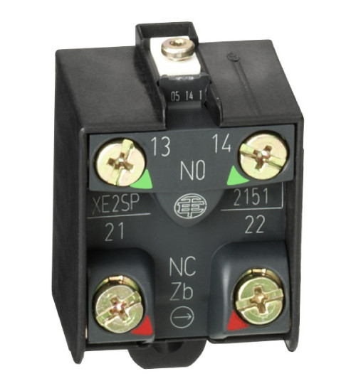 XE2SP2151 - Limit switch contact block, Limit switches XC Standard, 1NC+1 NO, snap action - Telemecanique Sensors
