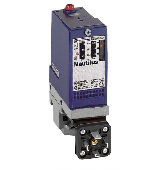 XMLA020A2C11 - pressure switch XMLA 20 bar - fixed scale 1 threshold - 1 C/O - Telemecanique Sensors