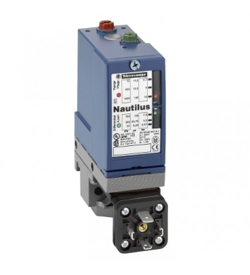 XMLB020B2C11 - Pressure switch XMLB 20 bar - adjustable scale 2 thresholds - 1 C/O - Schneider Electric
