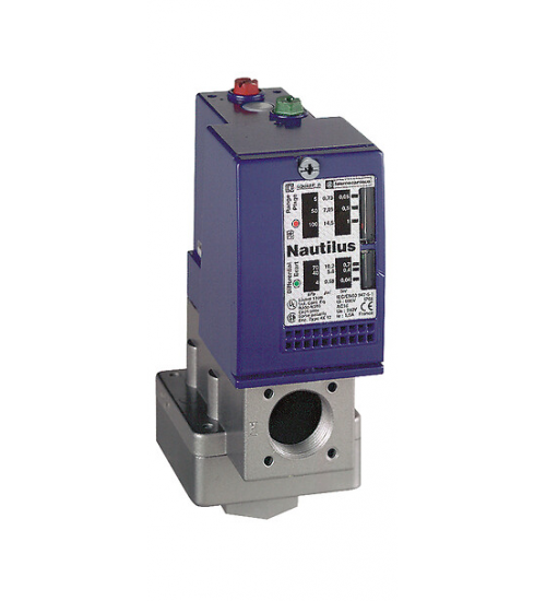 XMLC002B2S11 - pressure switch XMLC 2.5 bar - adjustable scale 2 thresholds - 2 C/O - Telemecanique Sensors