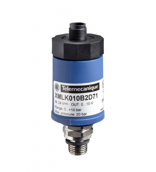 XMLK010B2D71 - Electronic pressure sensors, Pressure sensors XM, sensor XMLK, 0..10 bar, G 1/4 A, 0..10 V, M12, set of 1 - Telemecanique Sensors